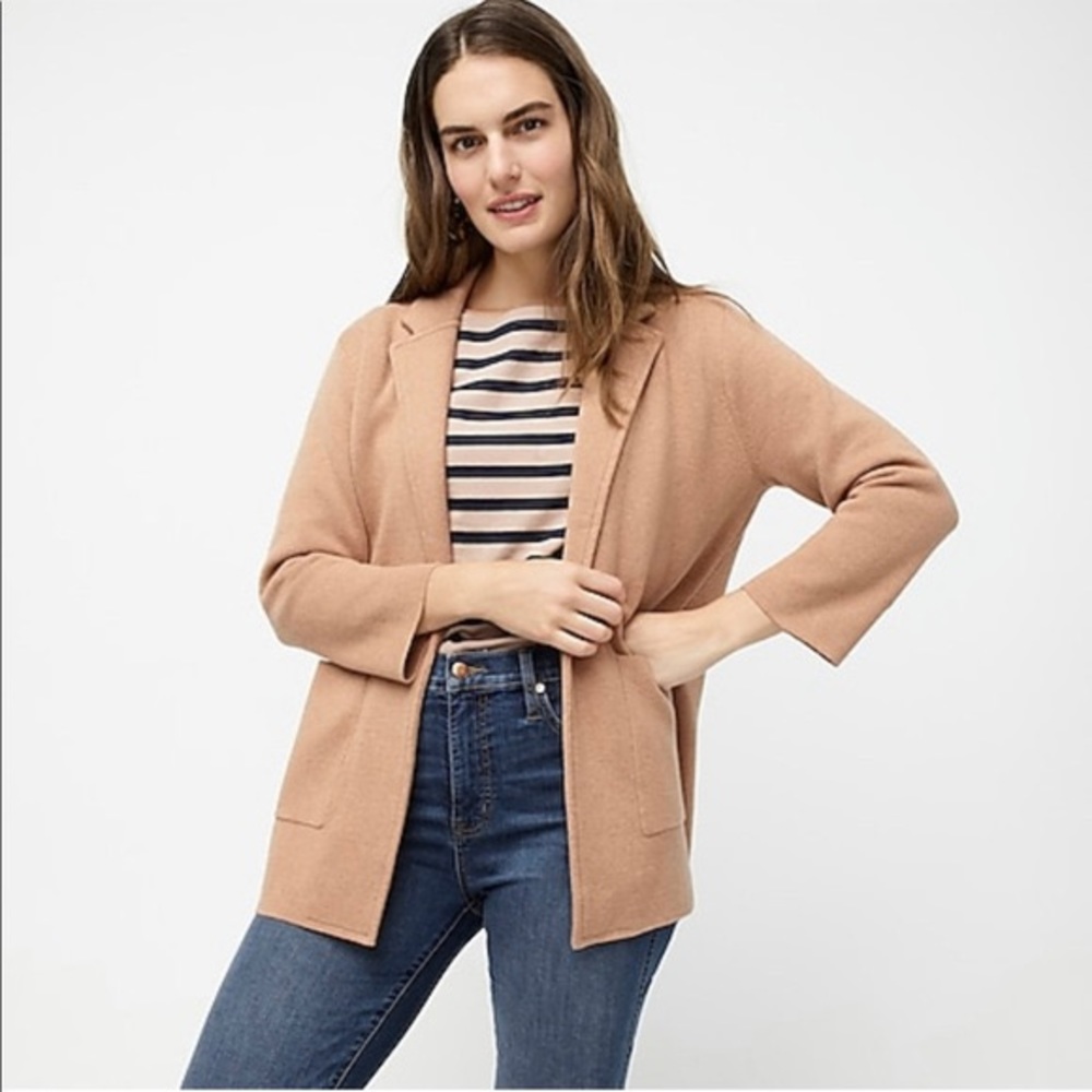 J. Crew Sophie open cardigan blazer